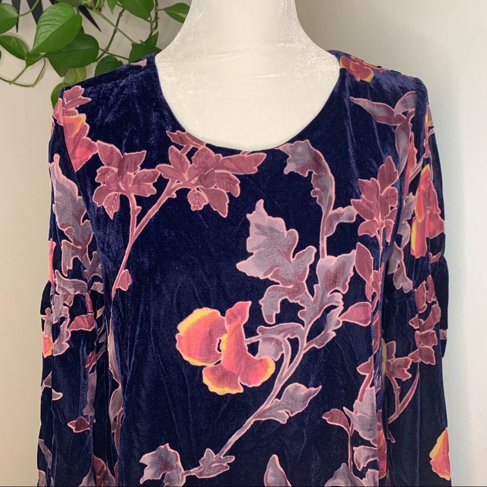 NWT California Moonrise Boho Velvet Dress. - Picture 4 of 8